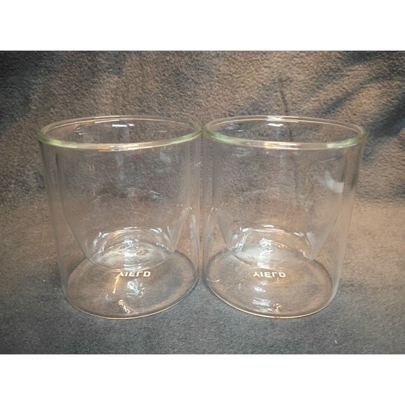 Yield Design Other - Set of 2 Yield Double Wall Borosilicate Glasses 6oz Insulated Coffee Tea Cups